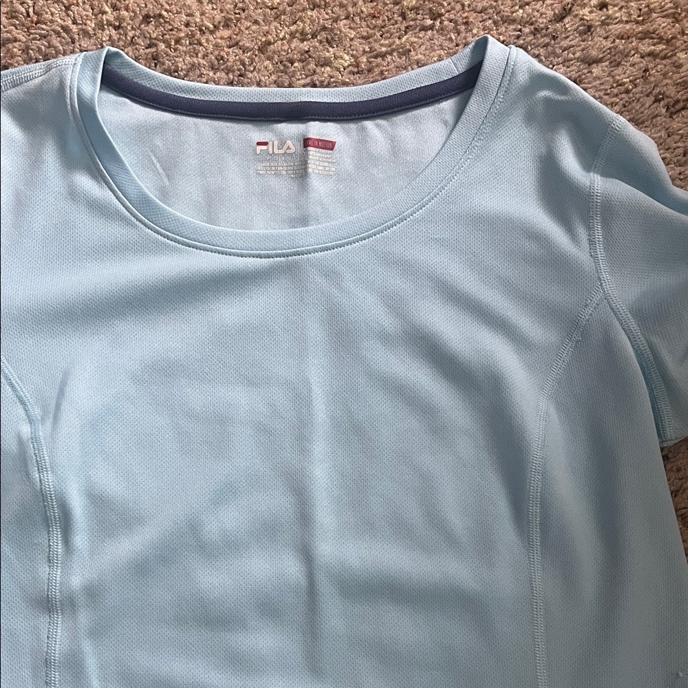 Fila Sky Blue Performance Tee